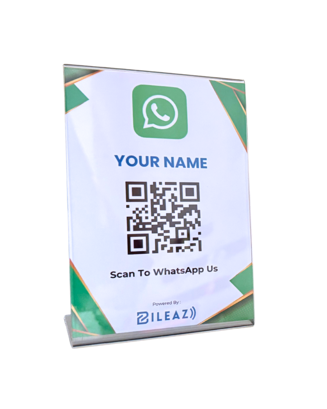 Bileaz - WhatsApp Stand with QR Code and NFC